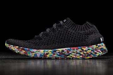 Men's Nobull Wild Knit Running Shoes Black | SG Q2077M